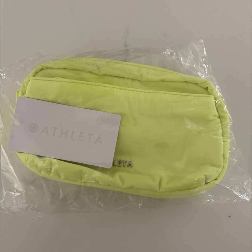 Athleta Lime Green Pouch